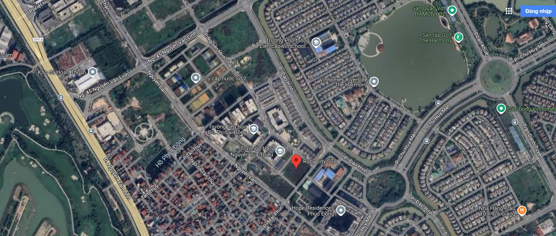 Vị trí dự án Ruby Riverside