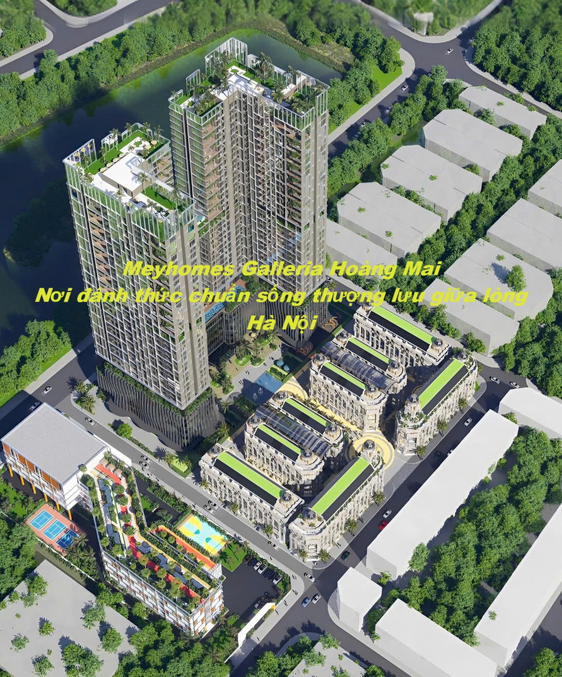 Dự án Rivea Hanoi - Gồm 3 Phân khu