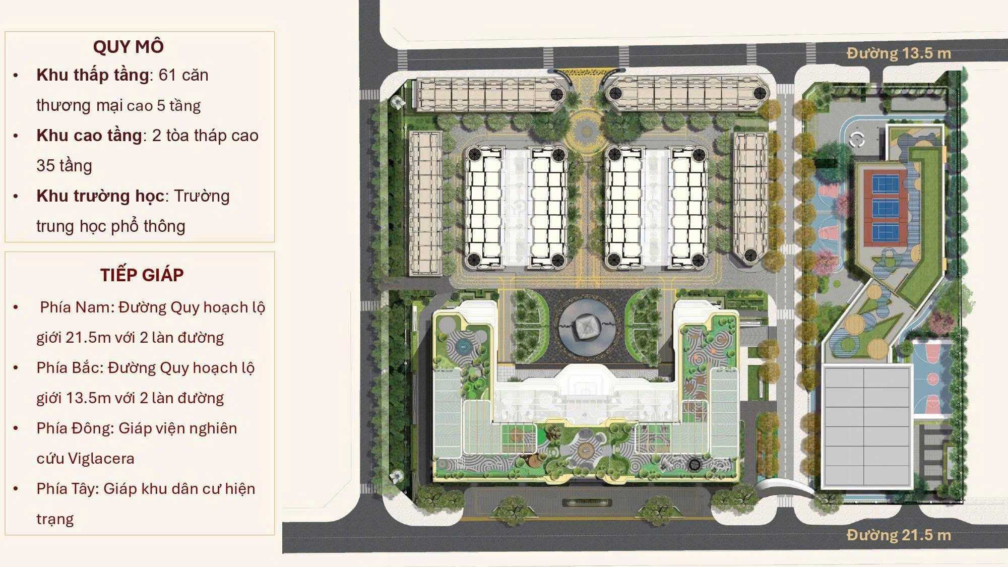 Mặt bằng tổng thể Rivea Residences