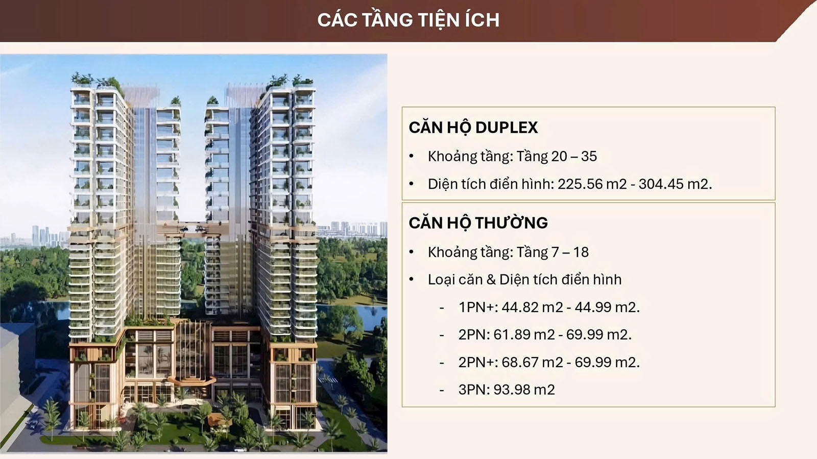 Mặt bằng toà chung cư Rivea Residences